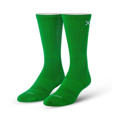 ODD SOX BASIX CREW GREEN SOCKS