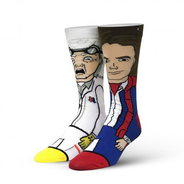 ODD SOX X BACK TO THE FUTURE DOC & MARTY SOCKS
