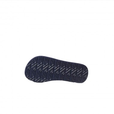 REEF LITTLE AHI K SANDALS NAVY PALMS STRIPERS
