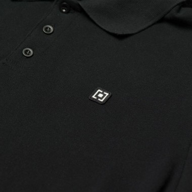 HORSEFEATHERS KATO POLO T-SHIRT BLACK