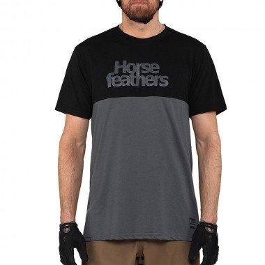 HORSEFEATHERS FURY T-SHIRT BLACK/GRAY