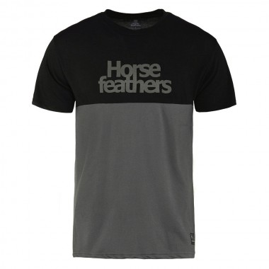HORSEFEATHERS FURY T-SHIRT BLACK/GRAY