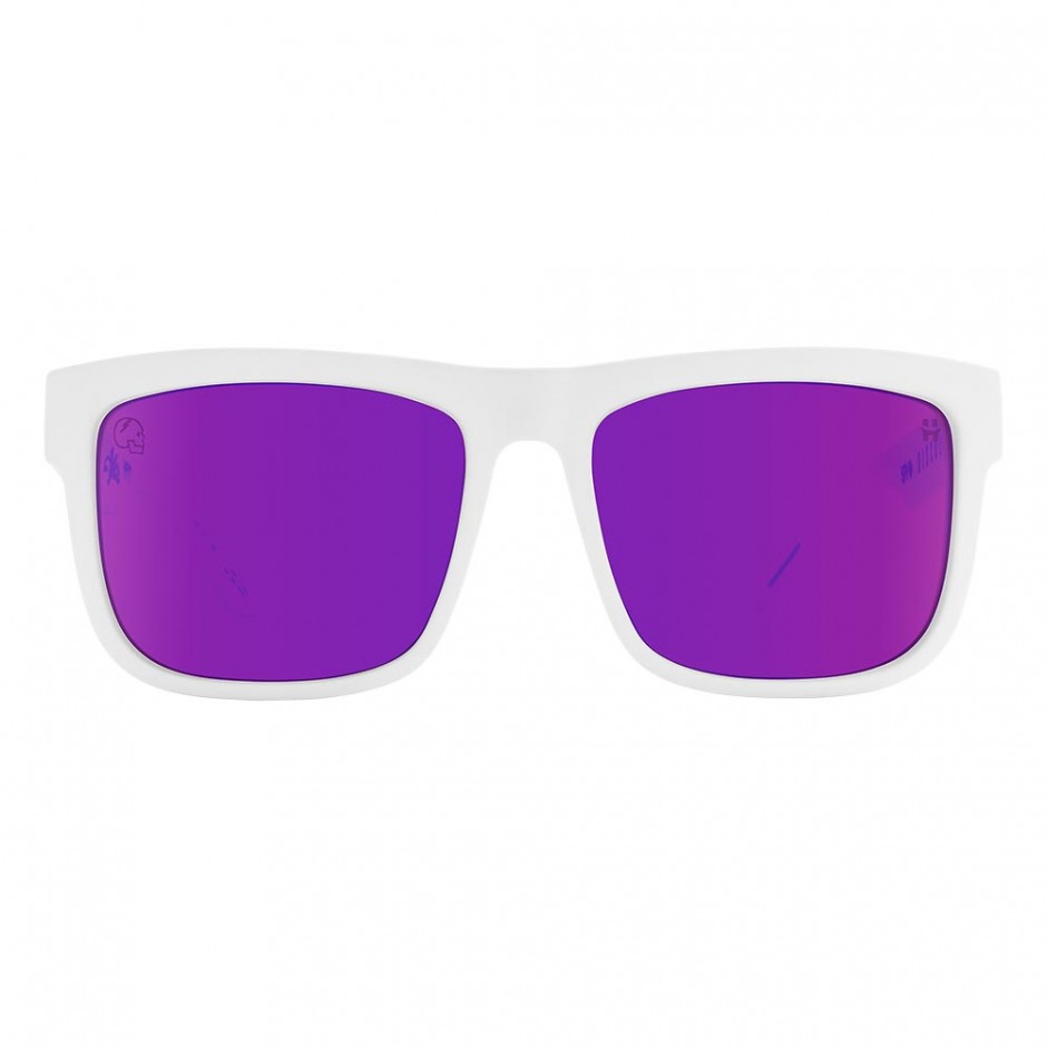 SPY DISCORD SLAYCO SUNGLASSES MT WHT-VP HP BRNZ/PRP SPEC MIR