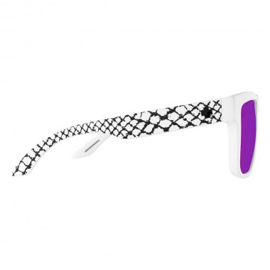 SPY DISCORD SLAYCO SUNGLASSES MT WHT-VP HP BRNZ/PRP SPEC MIR