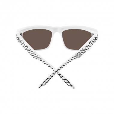 SPY DISCORD SLAYCO SUNGLASSES MT WHT-VP HP BRNZ/PRP SPEC MIR