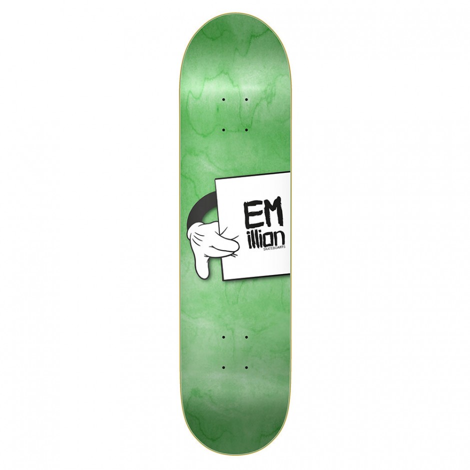 EMILLION SIGN WAVER DECK GREEN 8.0