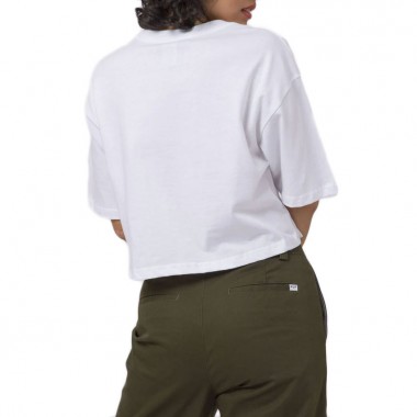 HUF FOREVER S/S CROP TEE WHITE