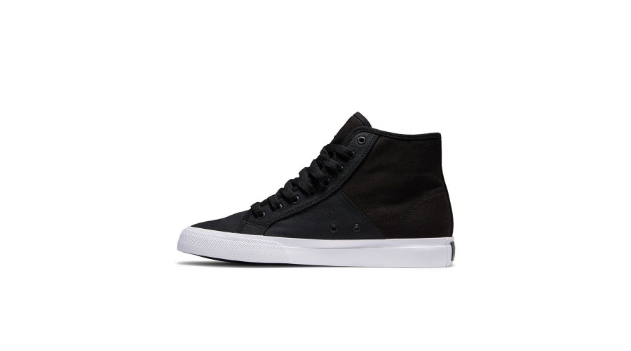 DC MANUAL HI TXSE SHOES BLACK/WHITE