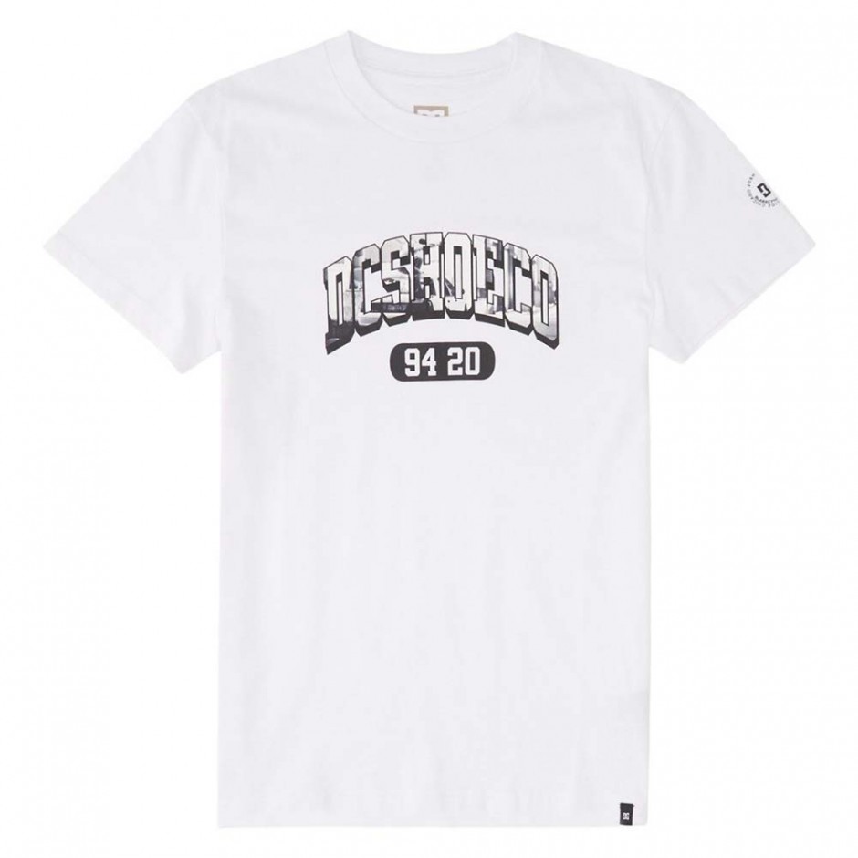 DC BLABAC STACKED TEE WHITE