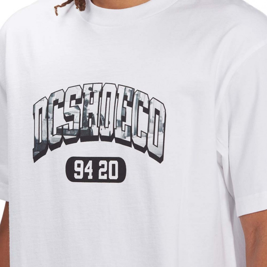 DC BLABAC STACKED TEE WHITE