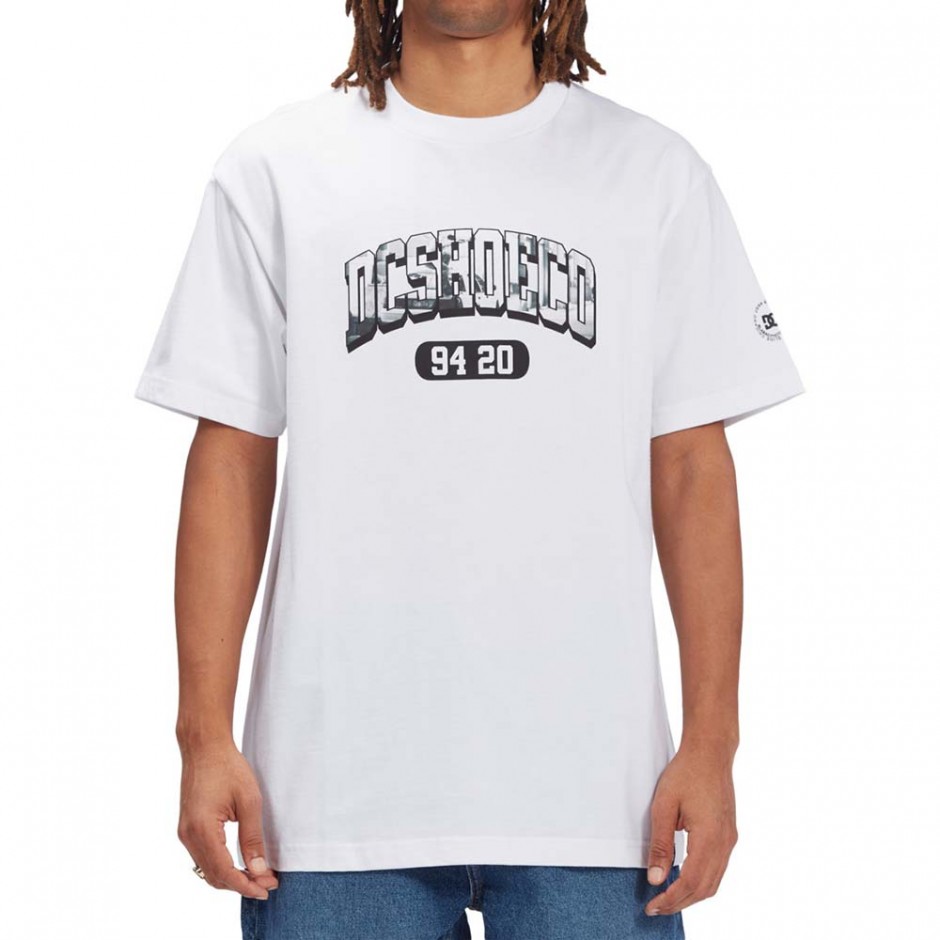 DC BLABAC STACKED TEE WHITE