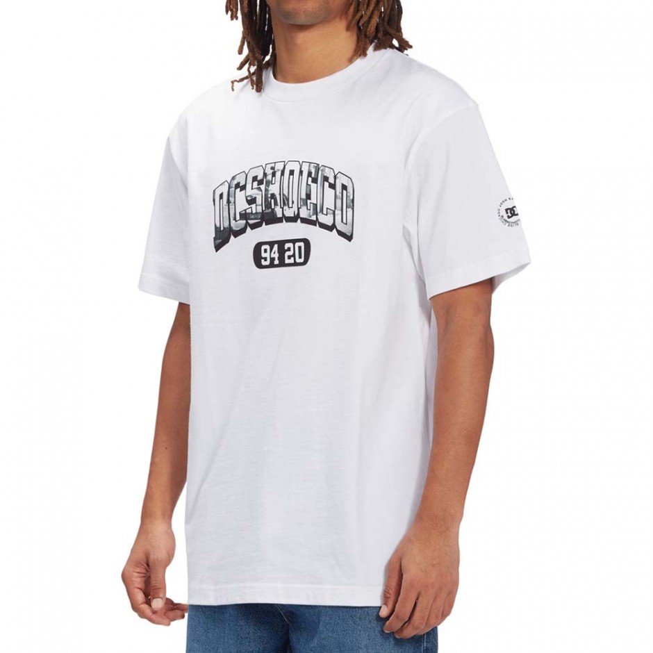 DC BLABAC STACKED TEE WHITE