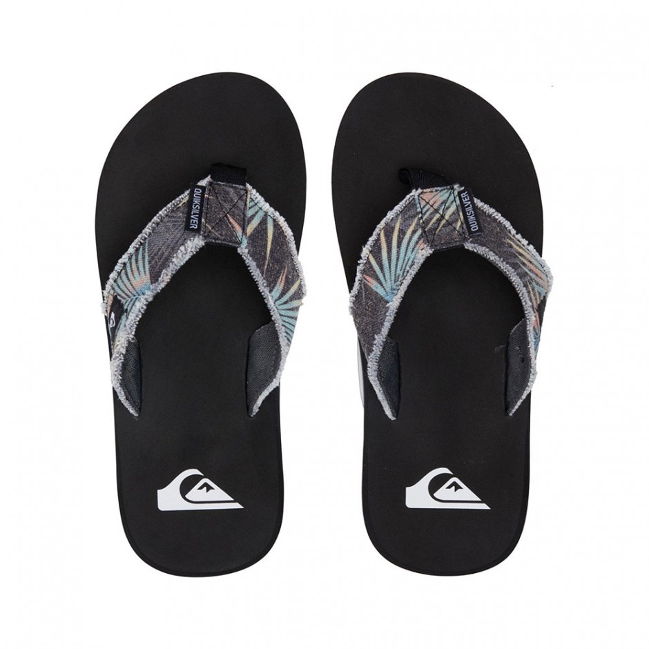 QUIKSILVER MONKEY ABYSS YOUTH SANDALS GREY 1