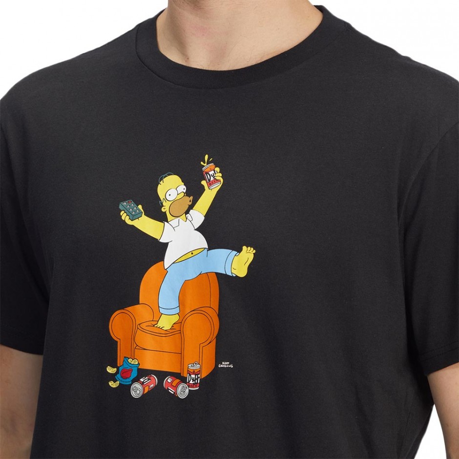 BILLABONG X SIMPSONS DUFF HOMER TEE BLACK