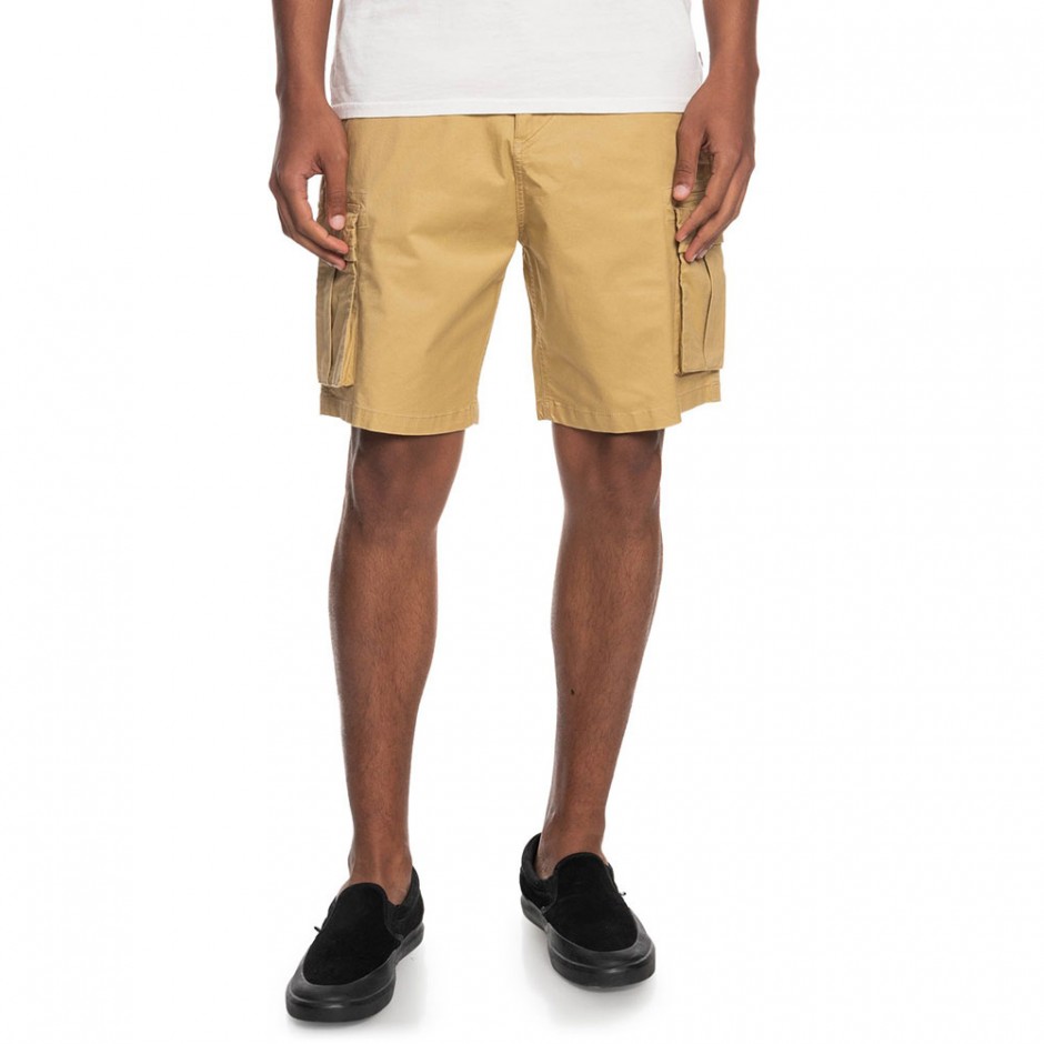 QUIKSILVER RELAXED CARGO SHORTS PRAIRIE SAND