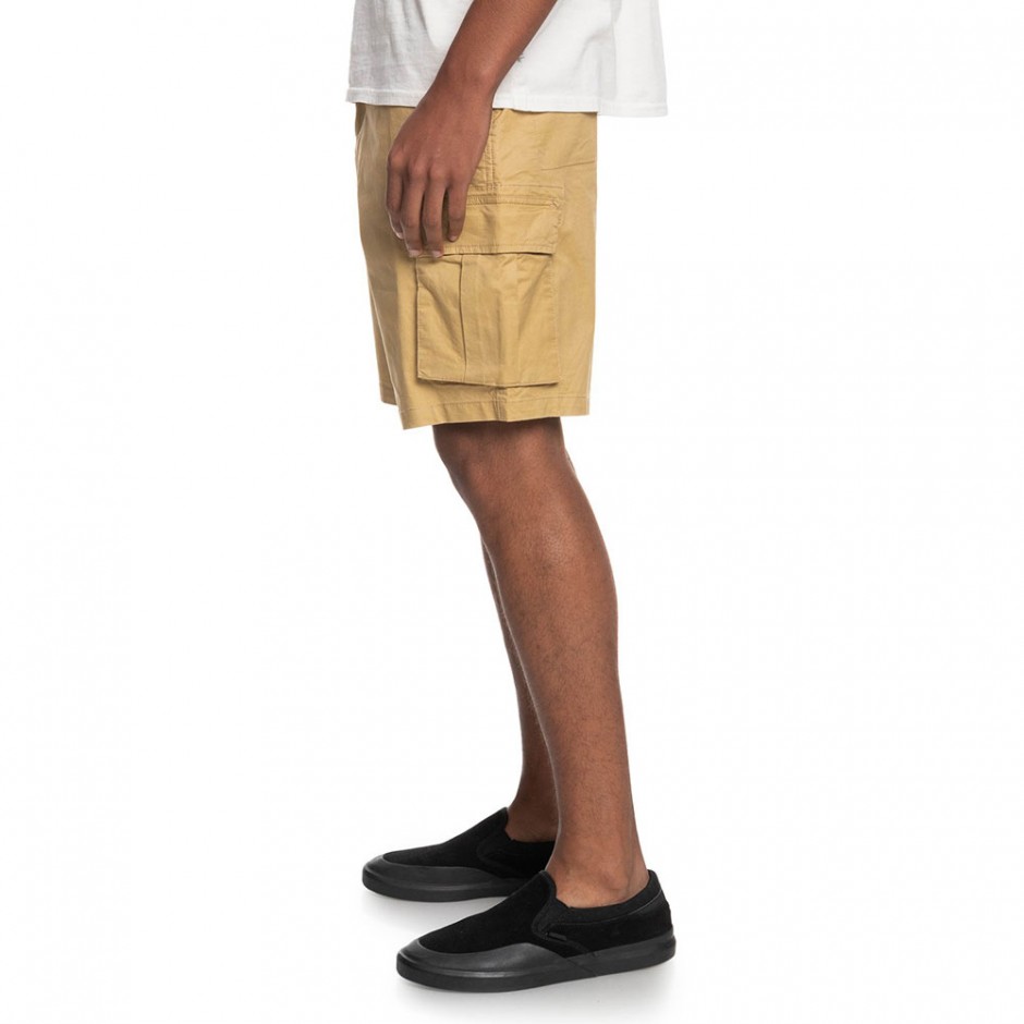 QUIKSILVER RELAXED CARGO SHORTS PRAIRIE SAND