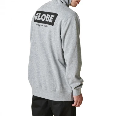 GLOBE LIVING LOW VELOCITY HOODIE GREY MARLE