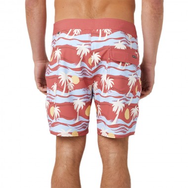 RIP CURL MIRAGE RETRO DUNES 17&quot BOARDSHORT DUSTY ROSE