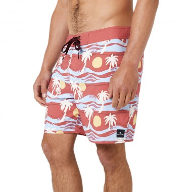 RIP CURL MIRAGE RETRO DUNES 17&quot BOARDSHORT DUSTY ROSE