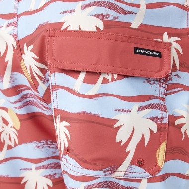 RIP CURL MIRAGE RETRO DUNES 17&quot BOARDSHORT DUSTY ROSE