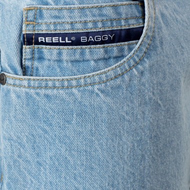 REELL BELMONT SHORTS ORIGIN MID BLUE