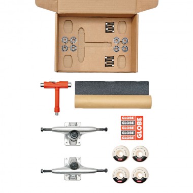 GLOBE EVERYTHING BUT THE DECK KIT RAW FINISH 5.5
