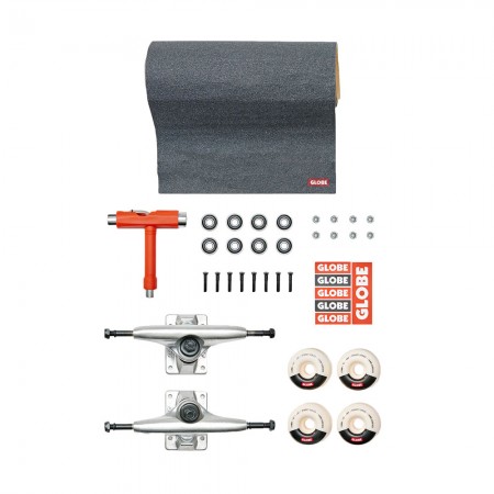 GLOBE EVERYTHING BUT THE DECK KIT RAW FINISH 5.25