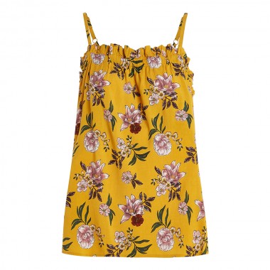 PROTEST PRTADIRA SPAGHETTI TOP TUMERICYELLOW