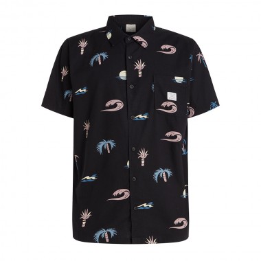 PROTEST PRTNEMTO SS SHIRT TRUE BLACK