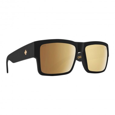 SPY CYRUS SUNGLASSES CLUB MID SFT MT BLK/HP BRNZ/GLD SPEC MR