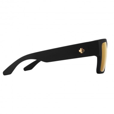 SPY CYRUS SUNGLASSES CLUB MID SFT MT BLK/HP BRNZ/GLD SPEC MR