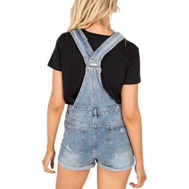 UNIT BAILEY OVERALL SHORTS BLUE