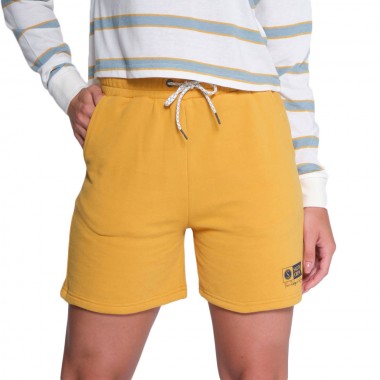 SALTY CREW ALPHA W SWEATSHORT OCHRE