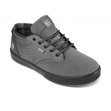 ETNIES JAMESON MID CRANK SHOES GREY/BLACK/SILVER