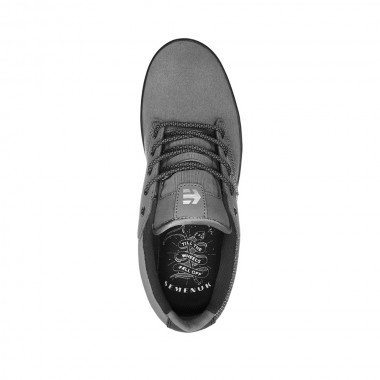ETNIES JAMESON MID CRANK SHOES GREY/BLACK/SILVER