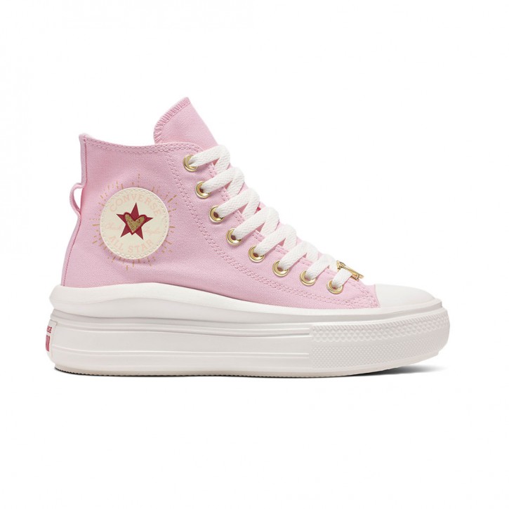 CONVERSE CHUCK TAYLOR ALL STAR MOVE W SHOES PASTEL PINK