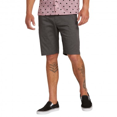 VOLCOM FRICKIN MODERN STRETCH SHORTS 21 CHARCOAL HEATHER