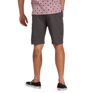 VOLCOM FRICKIN MODERN STRETCH SHORTS 21 CHARCOAL HEATHER