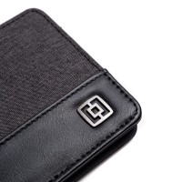 HORSEFEATHERS TERRY WALLET HEATHER ANTHRACITE