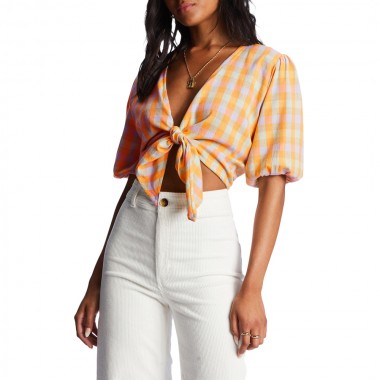 BILLABONG AS YOU WISH CROPPED SHIRT MULTI