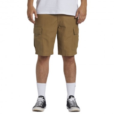 BILLABONG COMBAT CARGO SHORTS LIGHT KHAKI