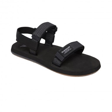 QUIKSILVER MONKEY CAGED YOUTH SANDALS BLACK/GREY/BLACK