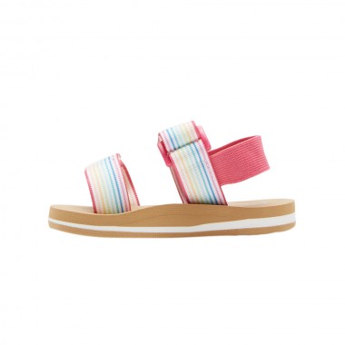 ROXY TW ROXY CAGE K SANDALS WHITE/PINK/MULTI