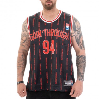 BEE UNUSUAL X NIVO NOT EVERYTHING IS REAL JERSEY LE BLACK/RED
