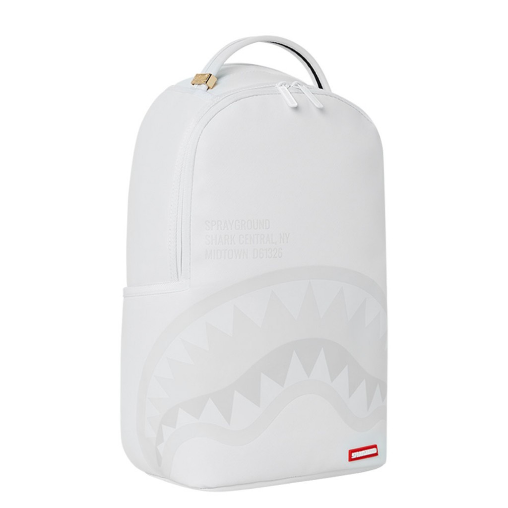 Sprayground Shark Central 2.0 DLXSV White Backpack– Mainland Skate & Surf