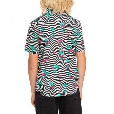 VOLCOM FLAMINGBROS K SS SHIRT WHITE