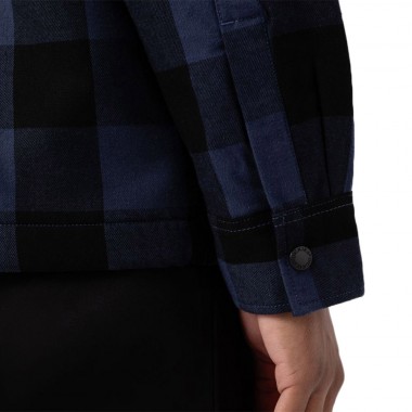 DICKIES LINED SACRAMENTO LS SHIRT NAVY BLUE