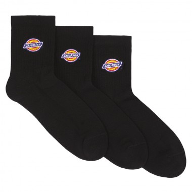 DICKIES VALLEY GROVE MID SOCKS BLACK
