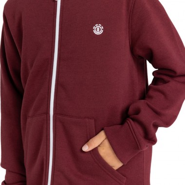 ELEMENT CORNELL CLASSIC K ZIP HOODIE TAWNY PORT