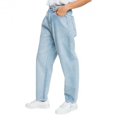 ROXY OPPOSITE WAY HIGH MOM JEANS BLEACHED BLUE